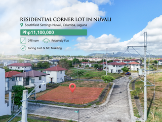 Nuvali Residential Corner Lot for Sale