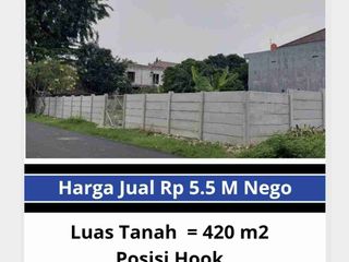 Tanah Meruya Jakarta Barat Rp 5.5 M Nego