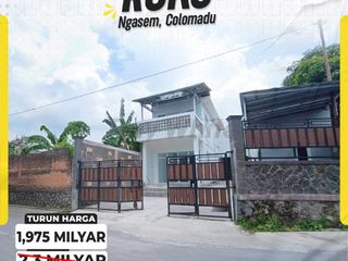Dijual / Disewakan Ruko Modern 2 Lantai Di Colomadu Siap Pakai