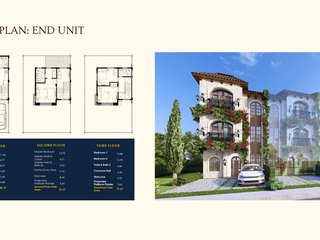 Trieste by Crown Asia: Townhouse, End Unit (Block 4 Lot 4) for Sale in Bacoor City, Cavite