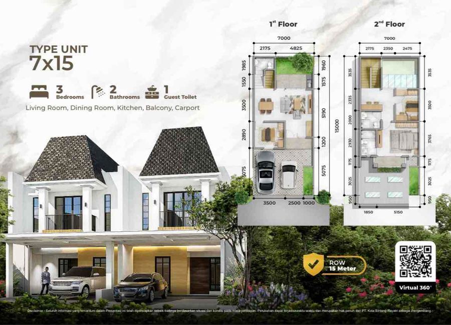 Rumah 2 Lantai Cluster Roma Grand Kota Bintang Bekasi | Lamudi.co.id