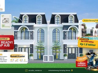 Rumah Cluster One Gate System sleman jogja Dekat RS PKU Gamping Bonus Terbatas