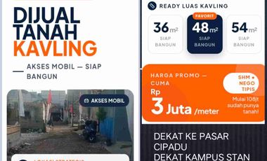 miliki unit  tanah kavling  akses mobil harga dijamin lebih murah dari Harga pasaran