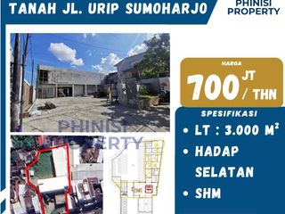 DISEWAKAN KAVLING DI URIP SUMOHARJO COCOK BUAT BUKA CAFE ATAU RESTORAN