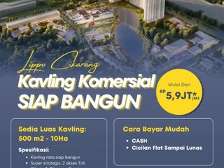 Lakefront Commercial Lot in Lippo Cikarang – Prime Location!