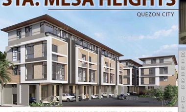STA.MESA HEIGHTS 4 STOREY TOWNHOUSE WITH MEZZANINE