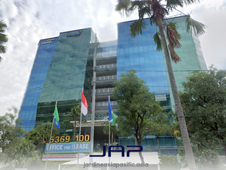 Sewa Kantor Blue Green Office 157 M2 Semifurnished Area Jakarta Barat Dekat Akses Tol