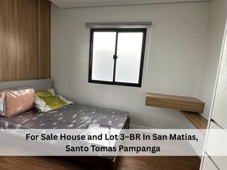 For Sale House and Lot 3–BR In San Matias,  Santo Tomas Pampanga