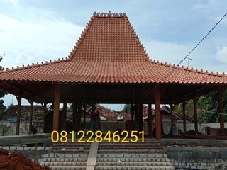 Bangunan Pendopo Joglo jati untuk resto dan Villa, rumah Jawa jati Joglo dan Limasan
