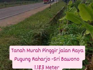 Tanah Dijual Area Taman Purbakala Pugung Raharjo Siap AJB Notaris