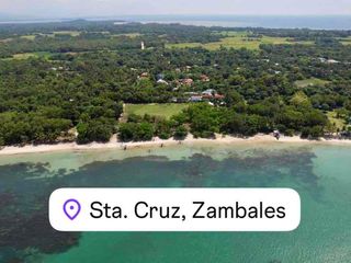 Rare Whitesand Beachfront Corner Lot For Sale in Zambales