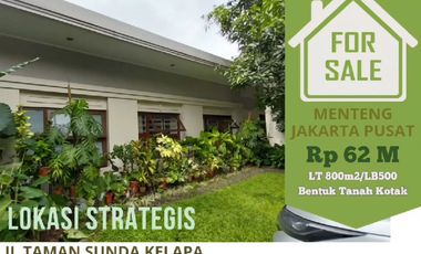 Turun Harga, Dijual Cepat Rumah di Jl.Taman Sunda Kelapa, Menteng, Jakarta Pusat