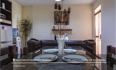 Dijual Apartement Casablanca Mansion 2BR Full Furnished View City