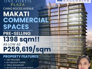 Office and Commercial space for sale in Makati near Magallanes MRT - DMCI One Fortis Plaza