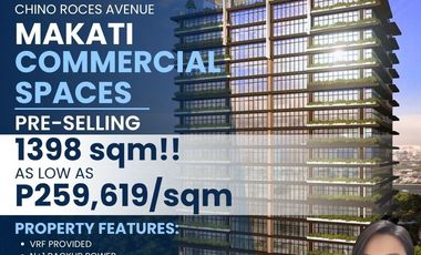 Office and Commercial space for sale in Makati near Magallanes MRT - DMCI One Fortis Plaza