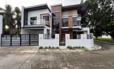 FOR SALE BRAND NEW SEMI-FURNISHED MODERN HOME WITH SWIMMING POOL NEAR CLARK AND NLEX
