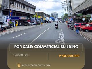 FOR SALE: Commercial Building located at  Brgy. Tatalon, Quezon City