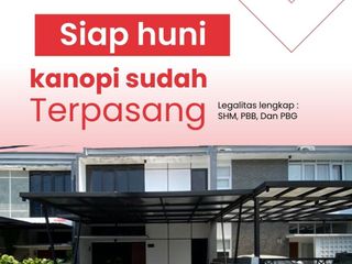 Rumah Baru Siap Huni Lokasi Strategis Dekat Jalan Raya Bebas Banjir + Free Kitchenset