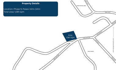 FOR SALE | Residential Lot in Phase 9, Maria Luisa Estate Park, Banilad, Cebu City - 1,081 SQM