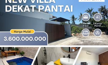 FOR SALE MODERN VILLA BRAND NEW WITH A BEAUTY SWIMMING POOL AND RICE FIELD VIEW AT GIANYAR