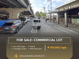 For Sale: Commercial Lot located at EDSA, Kamuning, Quezon City