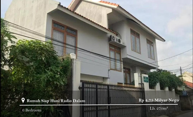 Dijual Rumah Di Radio Dalam 2 Lantai SHM