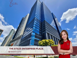 Prime Office Space for Sale in Circuit Makati | The Stiles Enterprise Plaza | 79 SQM ₱189k/SQM