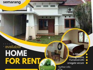 DiSEWAKAN FURNISHED dekat UNDIP