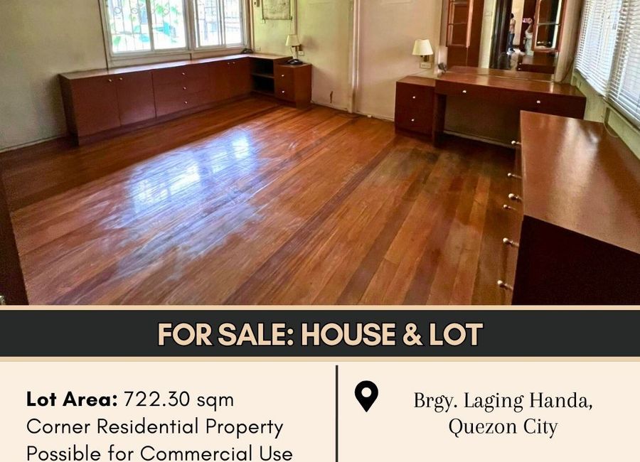 FOR SALE Lot with Old House located at Brgy. Laging Handa, Quezon City ...