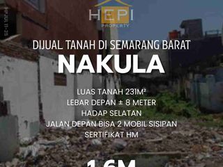 tanah kavling bentuk persegi di area kos. dekat kampus Udinus Semarang. cocok untuk investasi kos