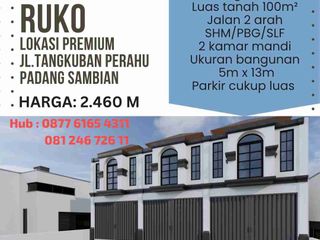 Ruko Baru di Tangkuban perahu Denpasar barat
