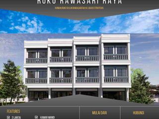 Ruko Baru 2 lantai depan jln Utama Rawasari Jakarta pusat