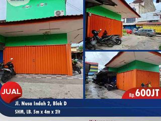 Kios 2 lantai siap pakai Kota Pontianak, Jl. Nusa Indah 2