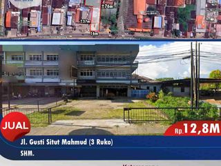 3 Unit ruko siap pakai 3 lantai + Tanah, kota Pontianak, Jl. Gusti Situt Mahmud