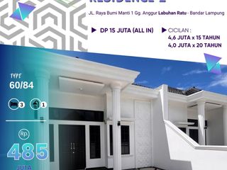 DP MURAH PERUMAHAN  ALIF RESIDENCE LABUHAN RATU BELAKANG UNILA BANDAR LAMPUNG
