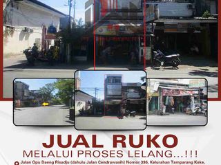 Di Jual Ruko 3 Lantai Siap Huni Jl Opu Daeng Risadju Makassar Melalui Proses Lelang