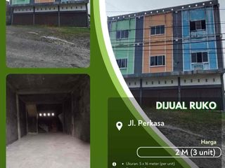 Dijual 3 Ruko Gandeng di Jalan Perkasa