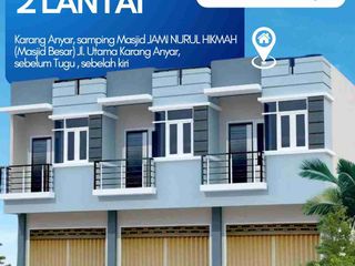 RUKO 2 LANTAI SIAP BANGUN BISA TEMPO PINGGIR JALAN RAYA