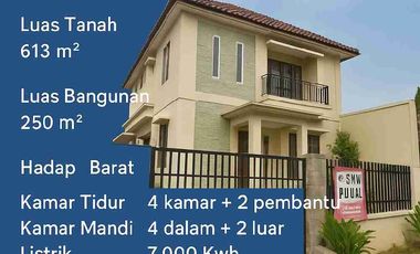 Rumah Eksklusif Rawamangun – Tanah Luas 613 m², Bangunan Modern & Siap Pakai
