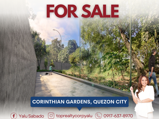 907 sqm Residential Lot for Sale in Corinthian Gardens, Quezon City