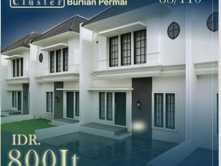 Town House Klasik  – Type 63/110 Mulai 800 Juta – Cluster Burlian Permai Sukabangun II