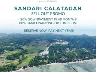 Sandari Calatagan Lots for sale for as low as 19k per month