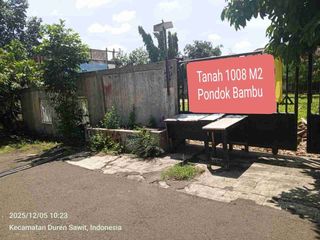 TANAH MURAH..! 1008m² jl H. Dogol Pondok bambu - Jakarta timur