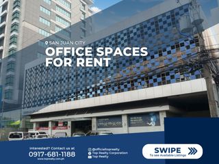 Office Spaces for Lease in San Juan City