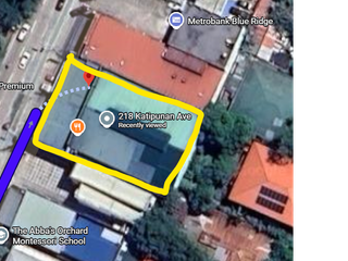 Commercial Property (Lot and Building) Available for Sale in Katipunan, Quezon City
