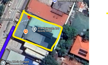 Commercial Property (Lot and Building) Available for Sale in Katipunan, Quezon City
