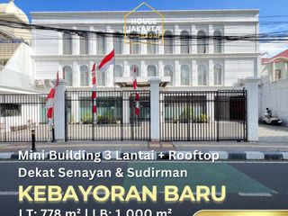 Prime Mini Office Building for Sale in Kebayoran Baru Strategic Commercial Location Near Senayan, Sudirman & SCBD