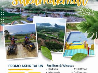 Jual Tanah Kavling Murah Terintegrasi Wisata Kampung wisata Sukamakmur Bogor