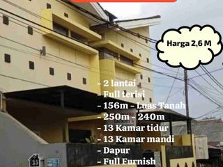 Dijual Kosan 13 Kamar Dekat UIN Ciputat  Cocok Untuk Investasi