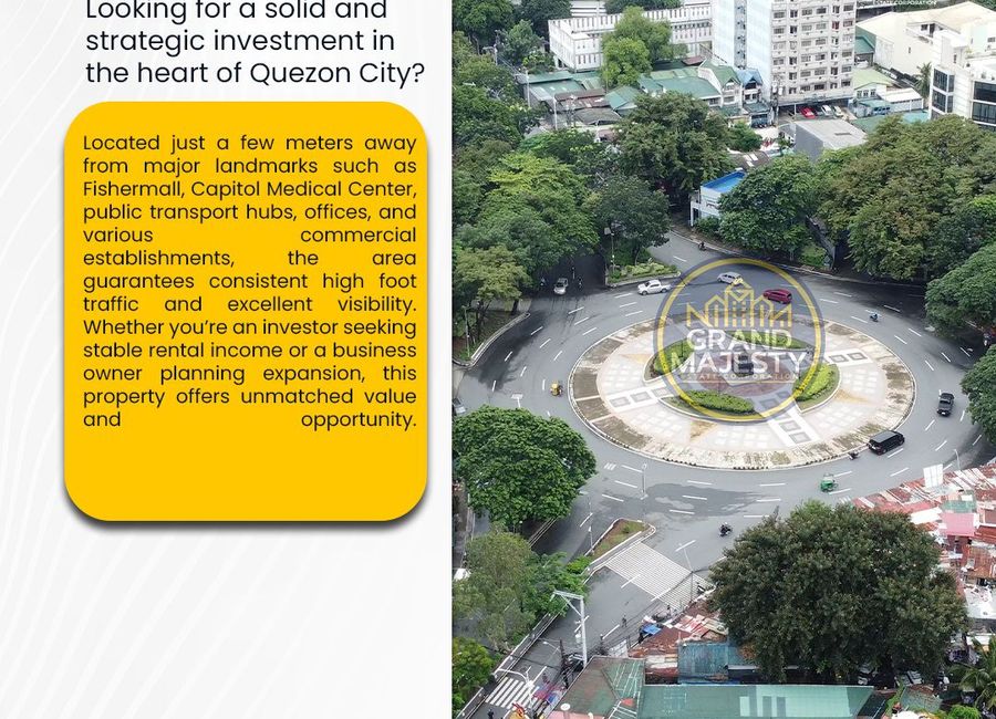 Prime Commercial Building for Sale in Quezon City | 1,480 sqm Lot ...